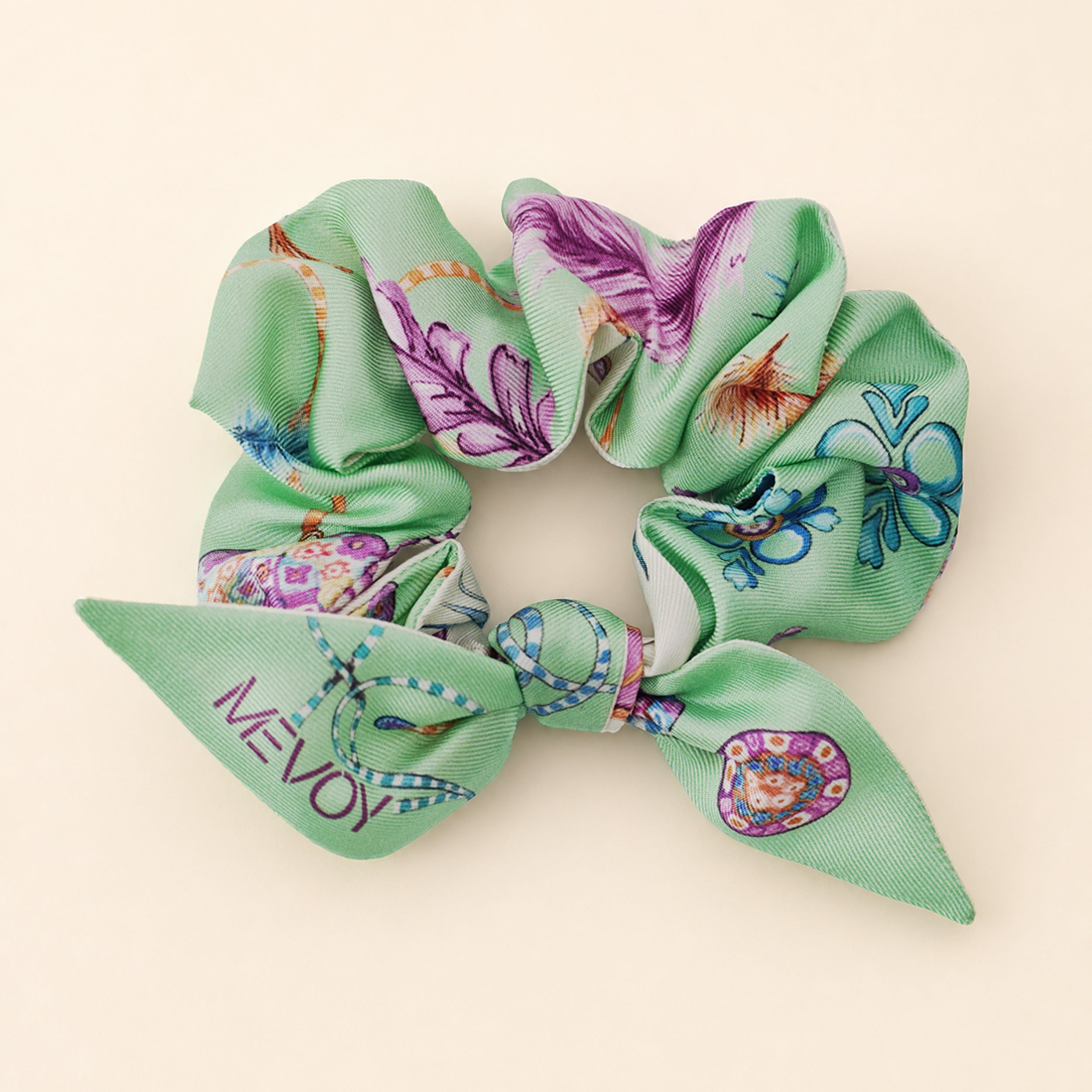 Scrunchies in seta di Como MeVoy