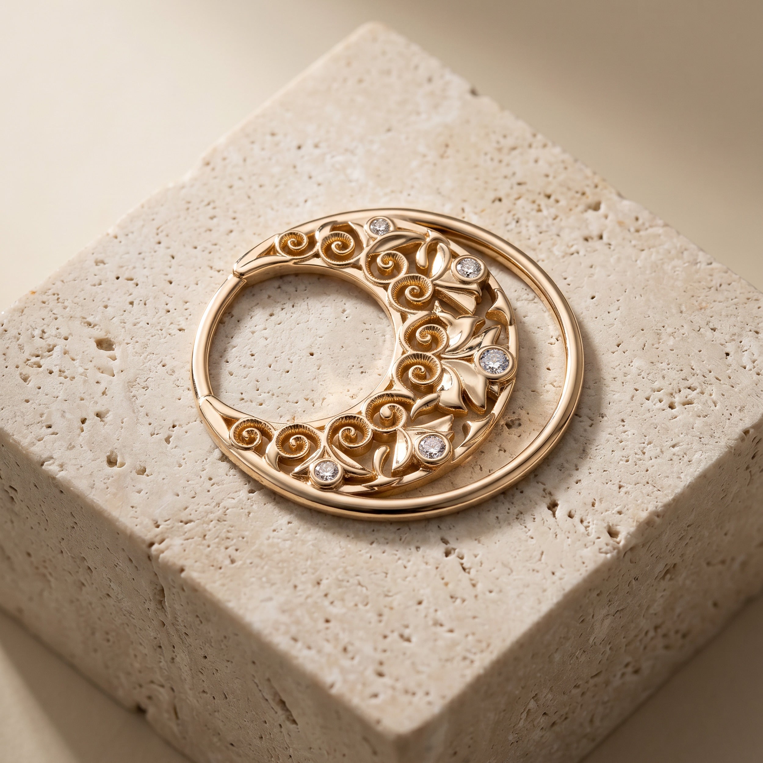 Embrace Orien Oro in argento 925 vermeil oro 18 kt e zirconi bianchi MeVoy