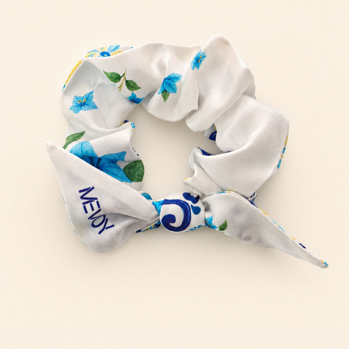 Kleiner Scrunchie aus Comer Seide Parthéa La Solare MEVOY