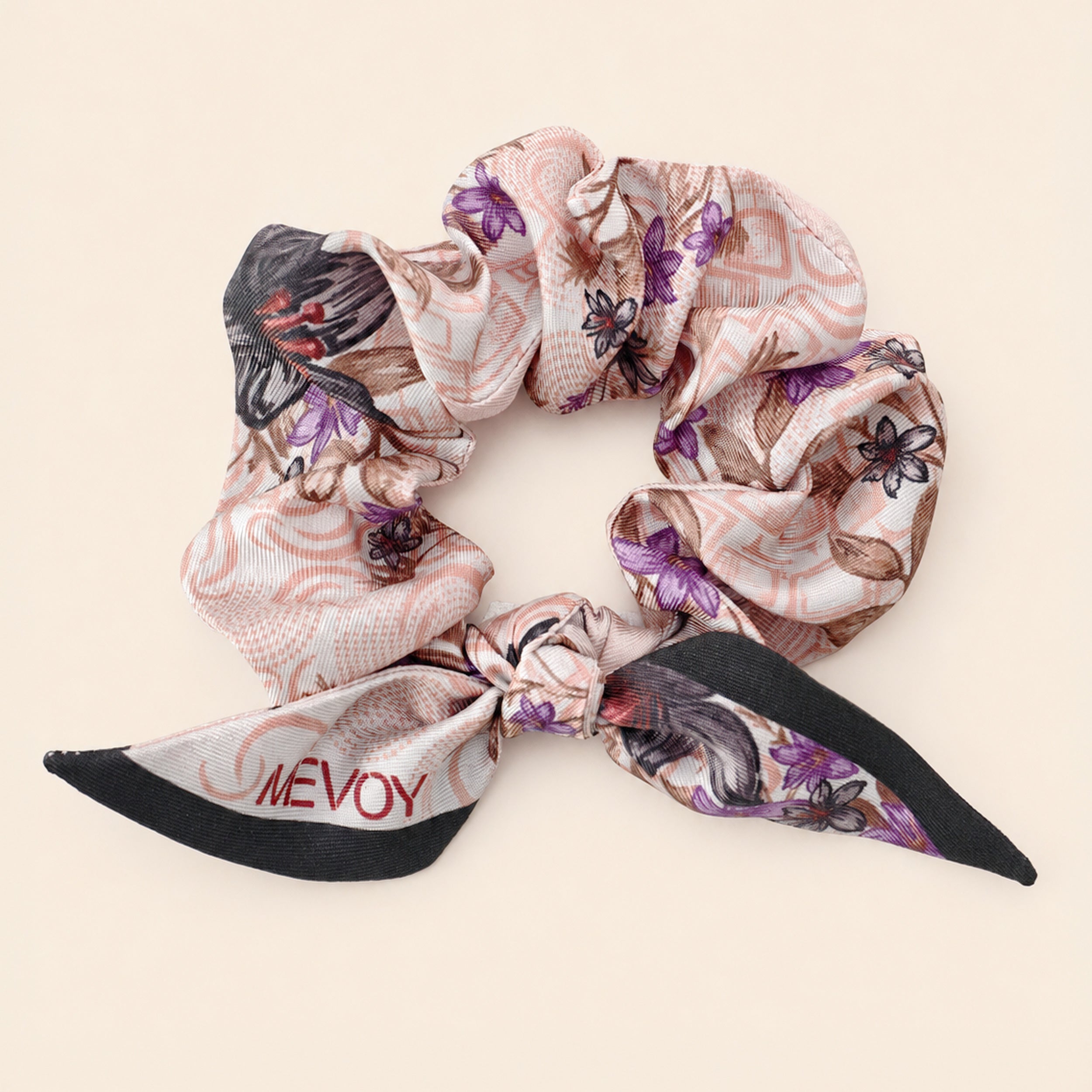 Scrunchie piccolo in seta di Como Eteria La Mistica MeVoy